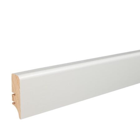 Plinta lemn PW46 albă