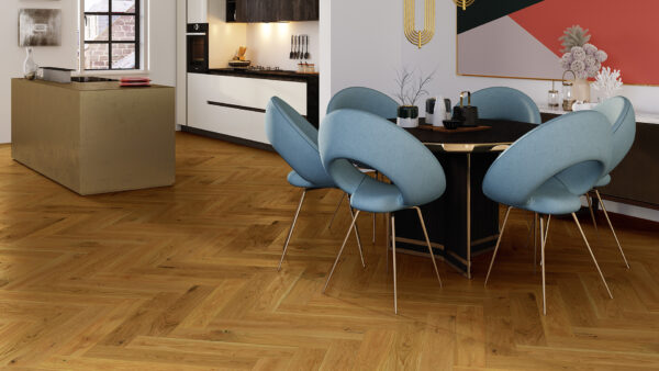 Parchet stejar Vibrance Herringbone 110