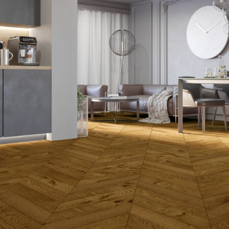 Parchet stejar  Honey Chevron 130