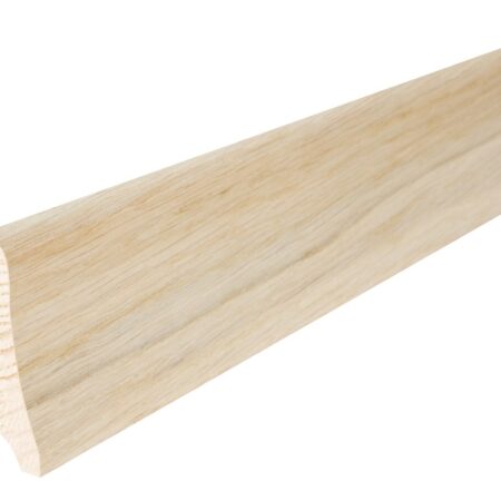 Plinta lemn P20 furnir stejar uleiat alb