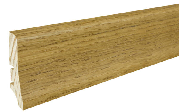 Plinta lemn P20 furnir stejar inchis