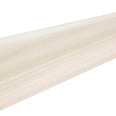 Plinta lemn P20 furnir frasin lac alb mat