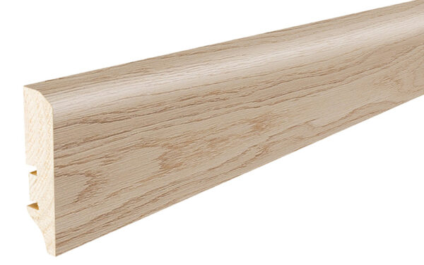 Plinta lemn P6P stejar lac alb Harmony