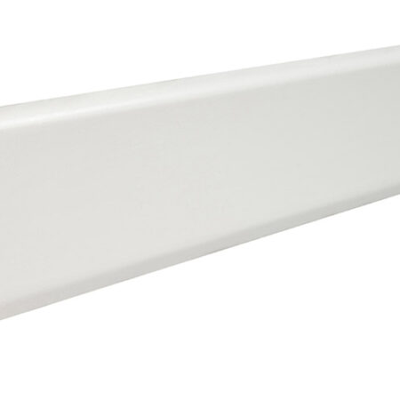 Plinta lemn P58 albă lăcuită