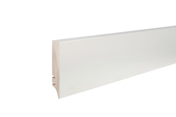 Plinta lemn P7C albă lăcuită