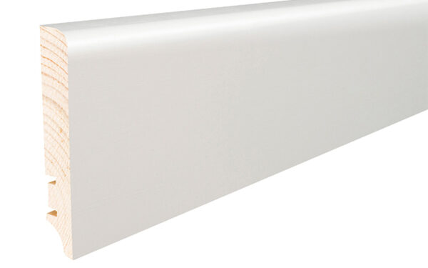 Plinta lemn P61 Folie alba